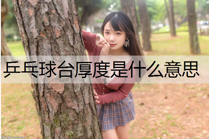 乒乓球台厚度是什么意思